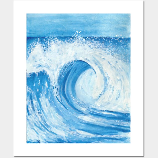 Life is a Wave Wall Art by Artbynikitachawda